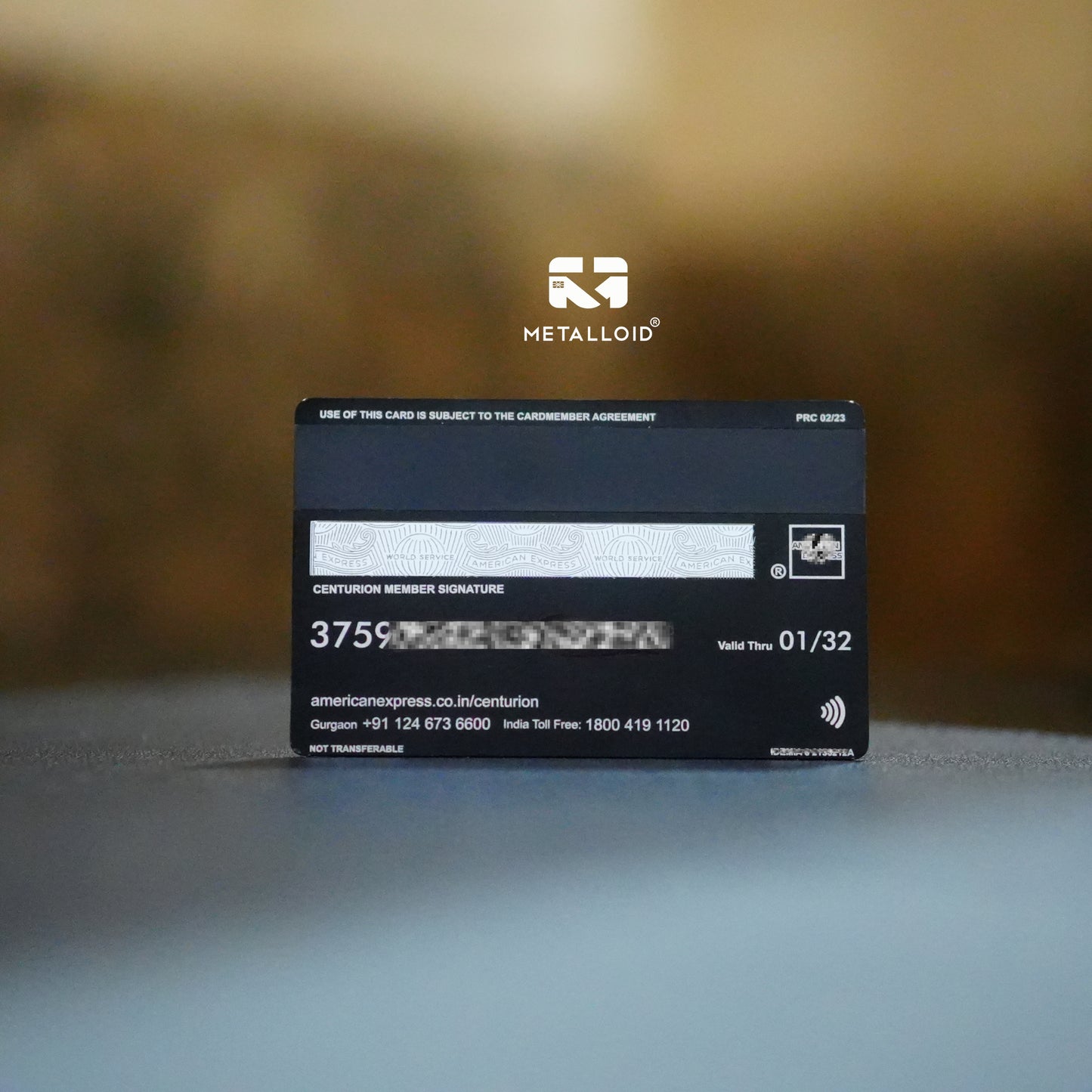 A-max Green metal card