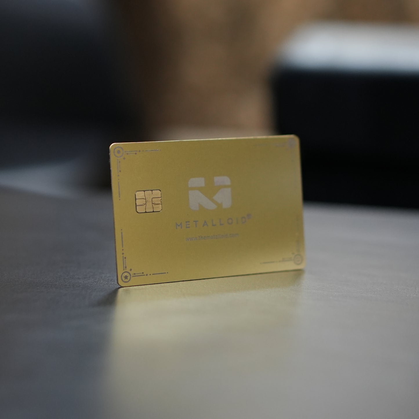 Matte Gold metal card