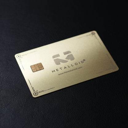 Matte Gold metal card