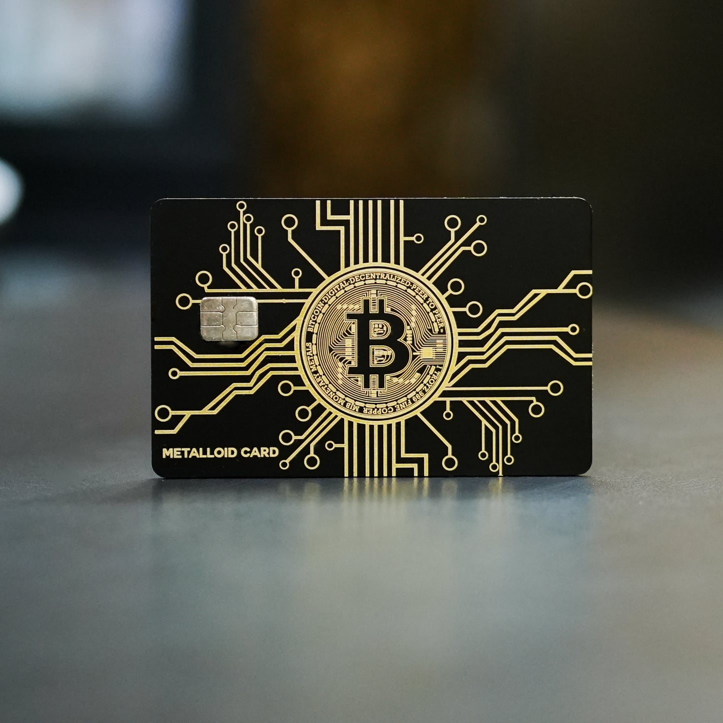 Bitcoin metal card