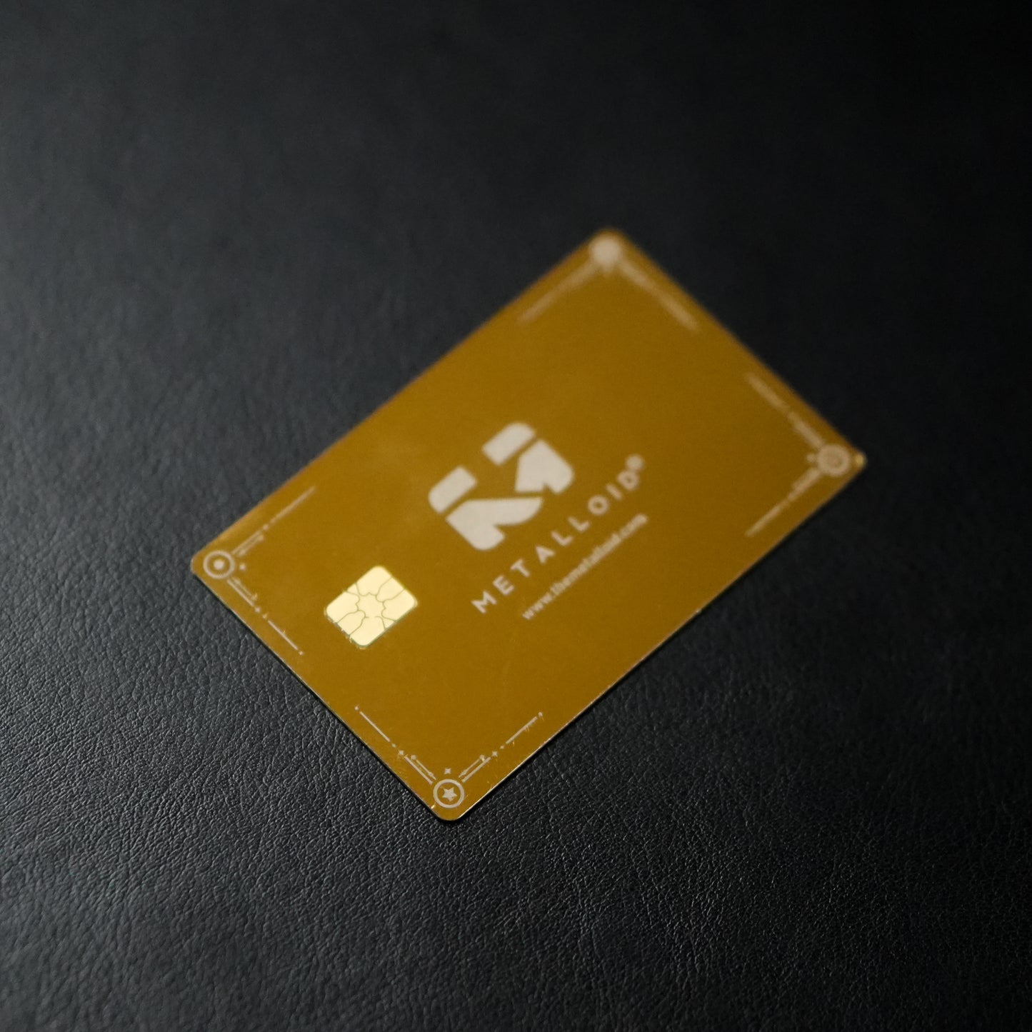 Mirror Gold metal card