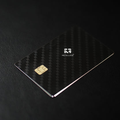 Carbon fiber metal card