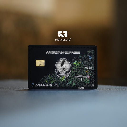 A-max Green metal card