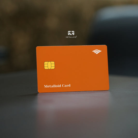 Orange Metal card