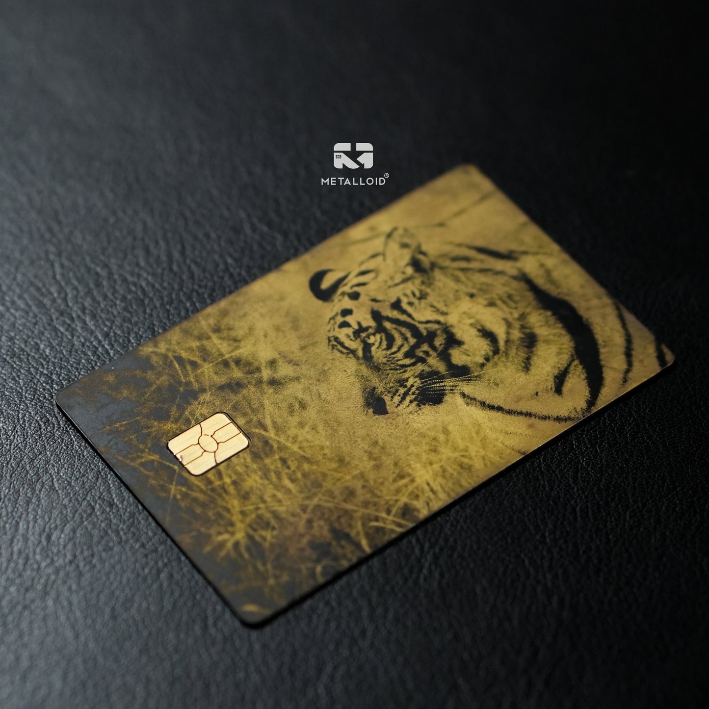 Tiger metal card